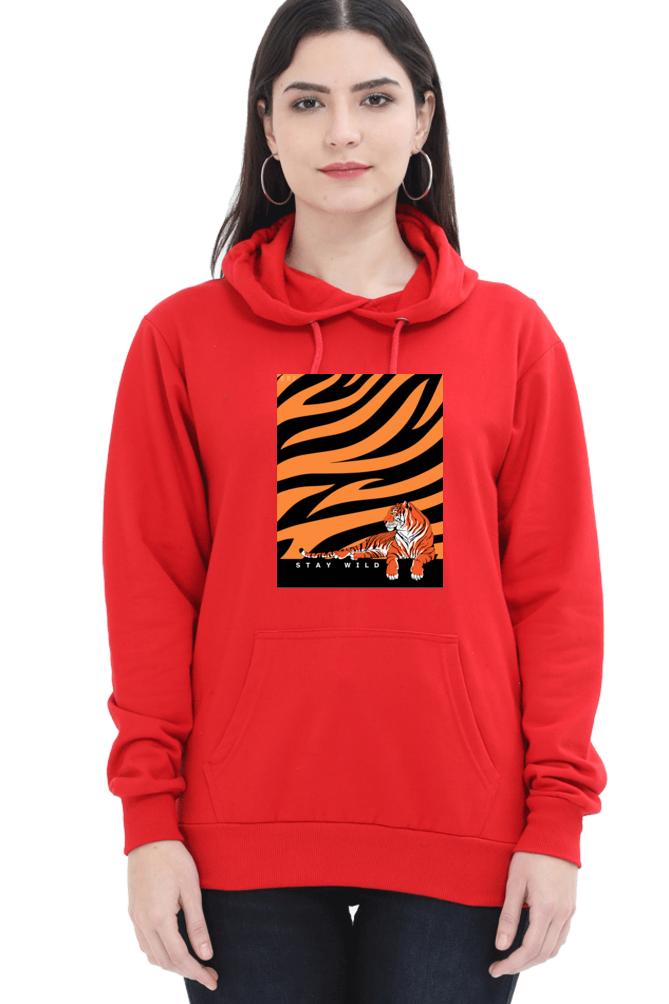 Stay Wild- Women premium hooded sweatshirts