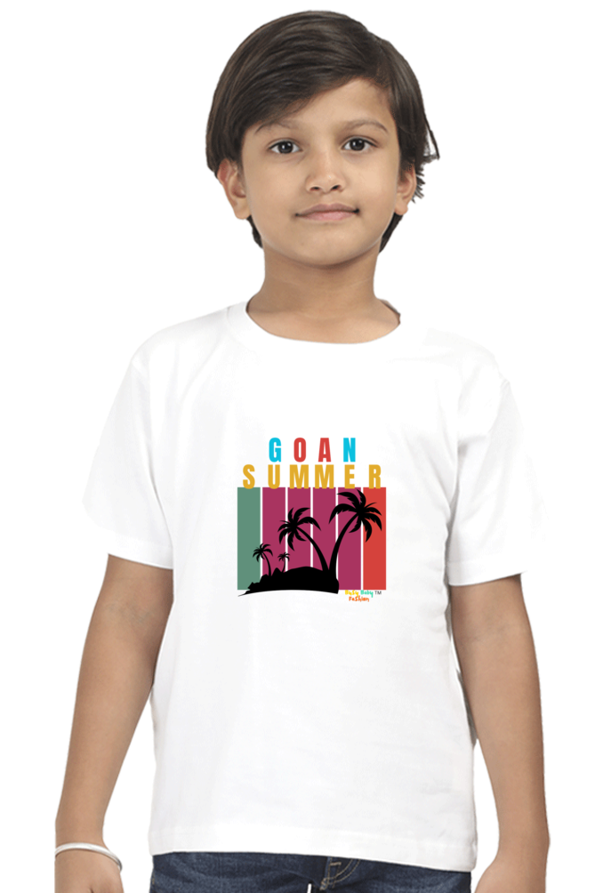 Goan Summer- Round neck short sleeves T-shirt Boys