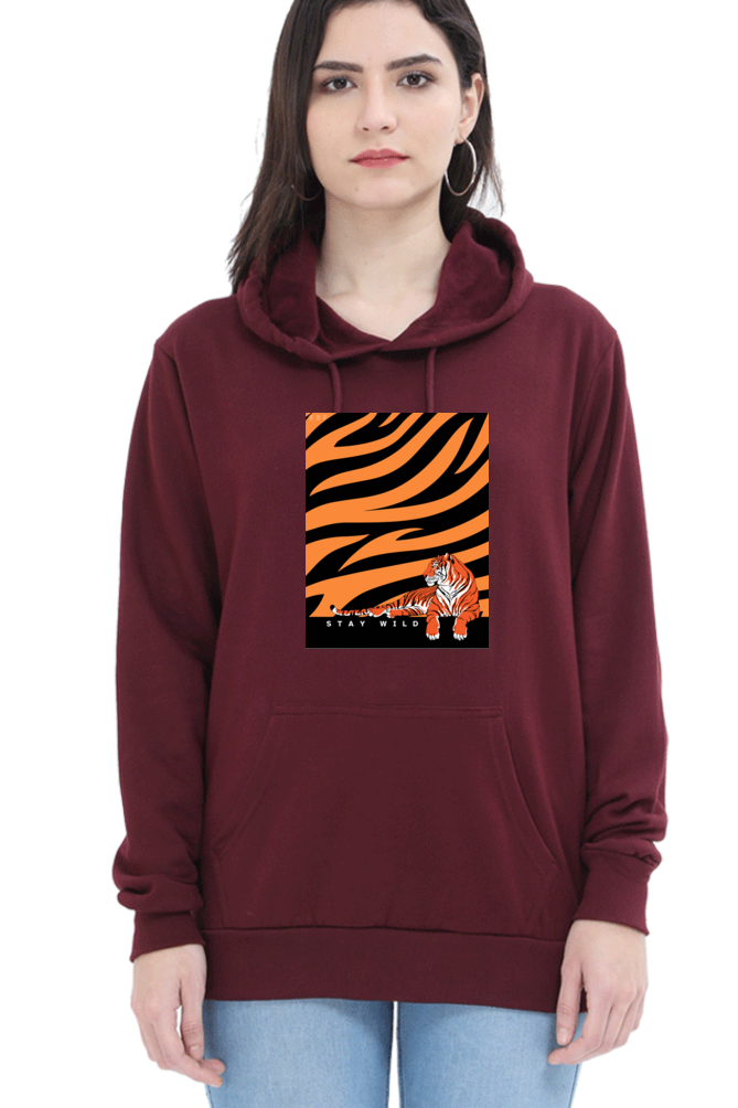 Stay Wild- Women premium hooded sweatshirts
