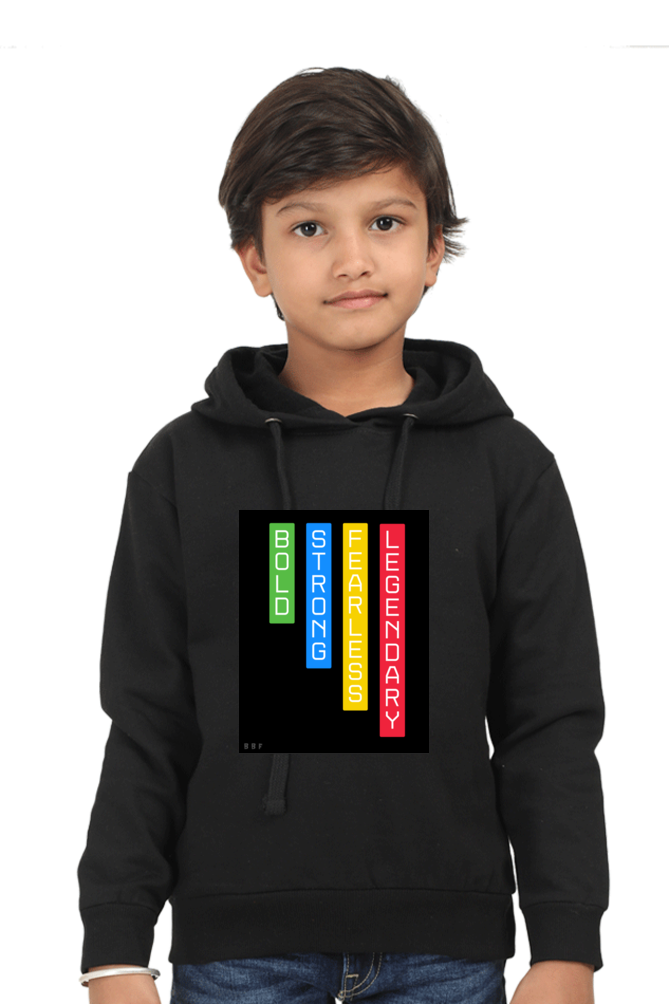 Legendary -Kids Printed Hooded Sweatshirt