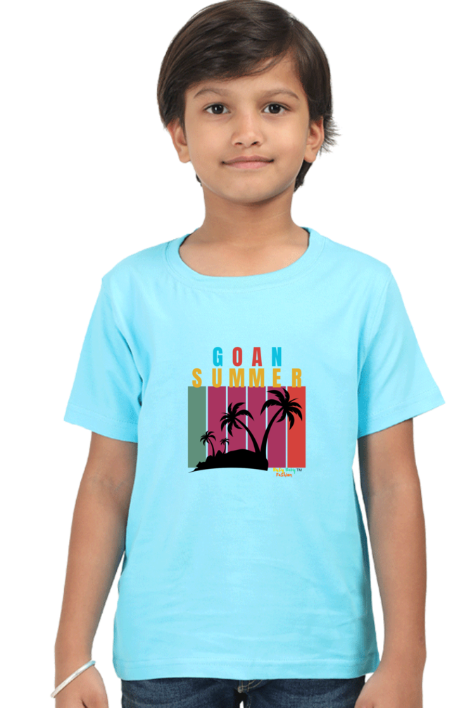 Goan Summer- Round neck short sleeves T-shirt Boys