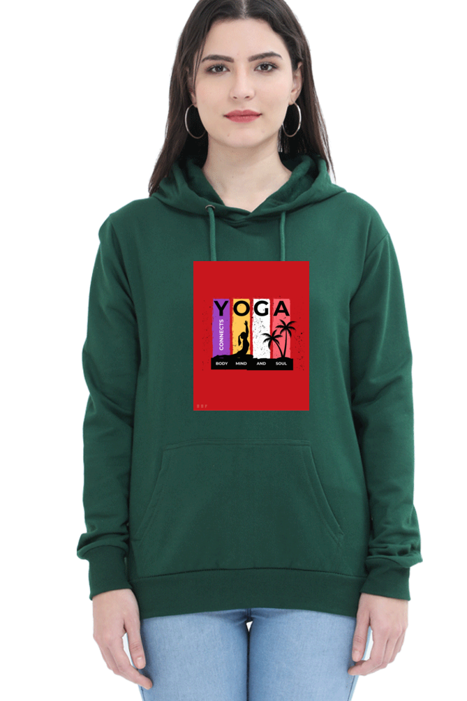 Yoga-Women premium hooded sweatshirts