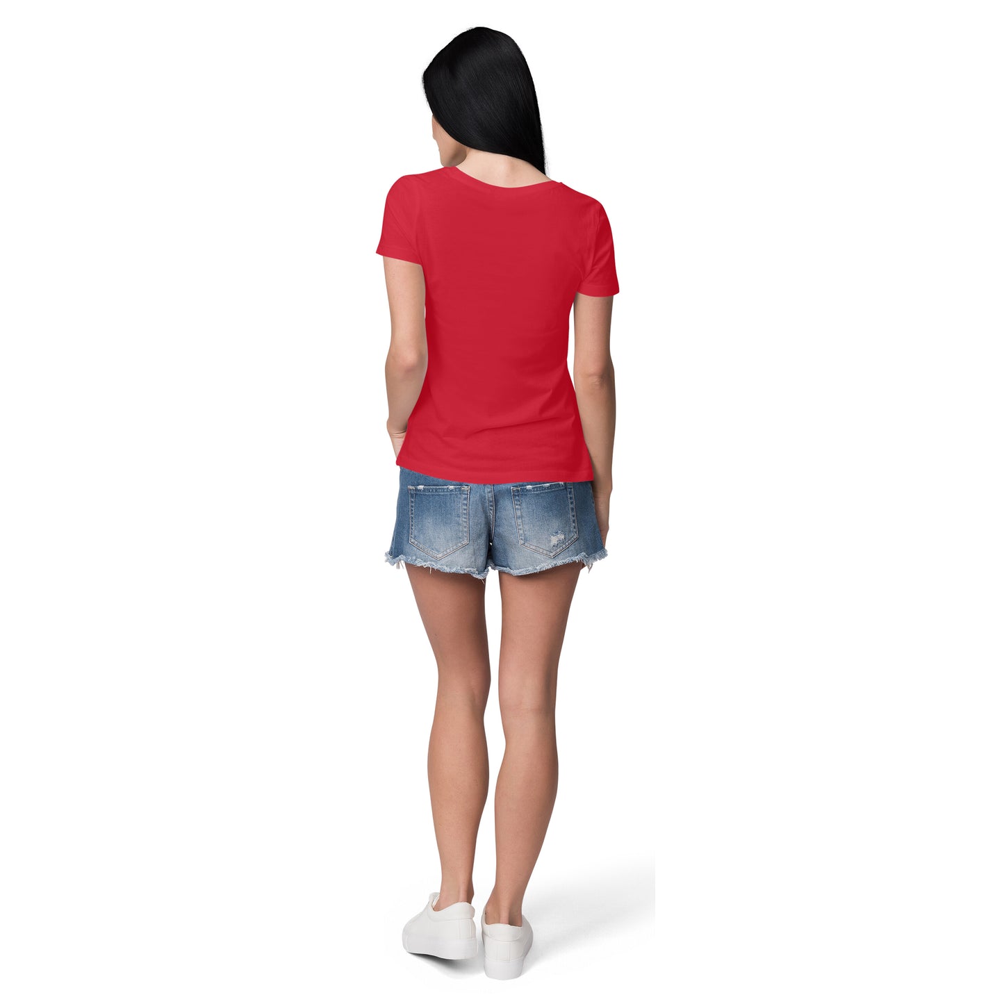 Explore- Women round neck short sleeves cottonT-shirt