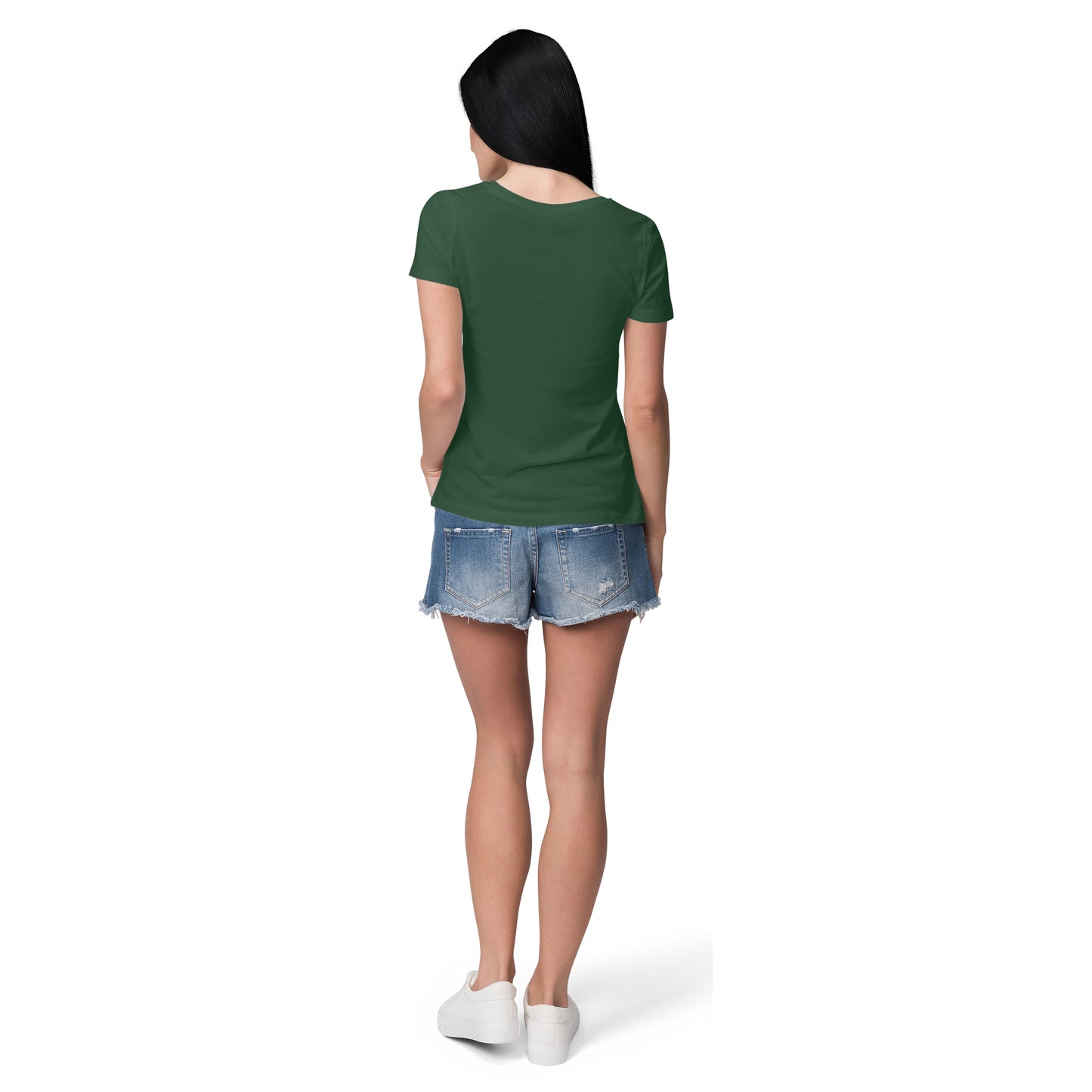 Explore- Women round neck short sleeves cottonT-shirt