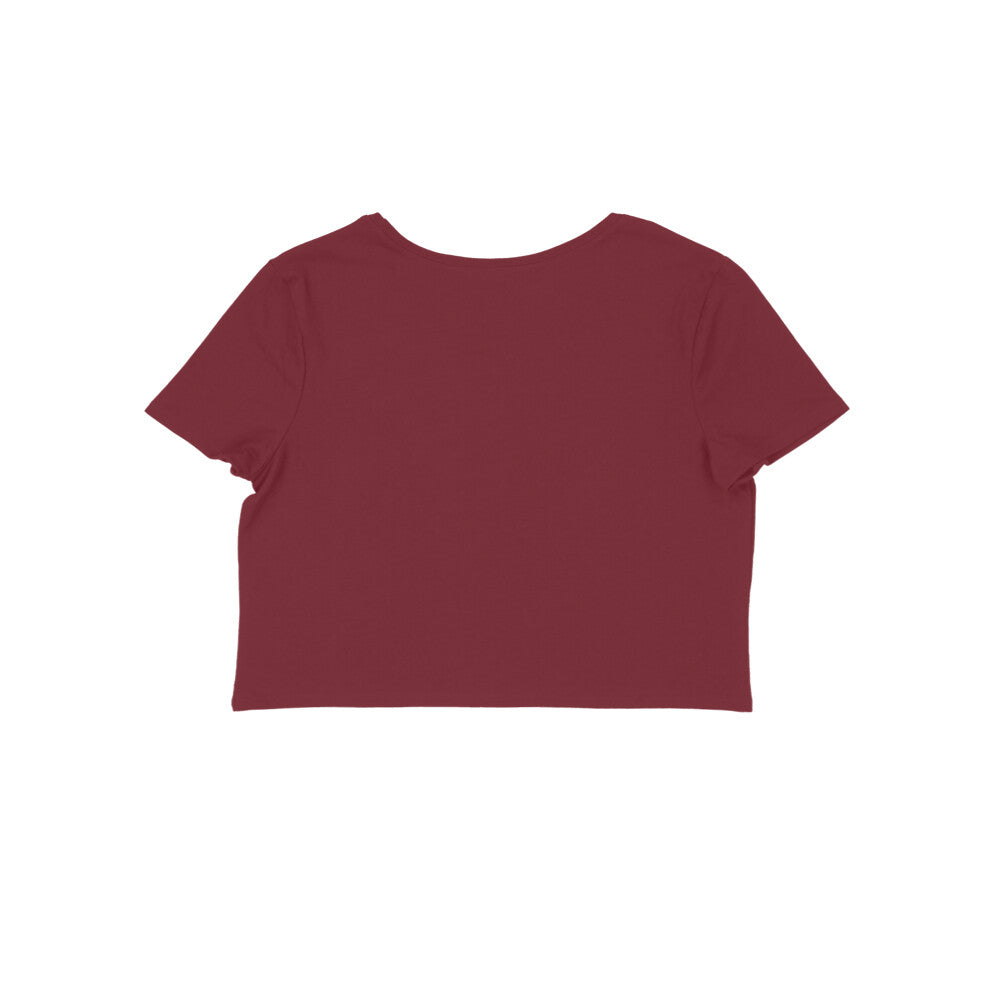 On the beach Girls cotton crop top