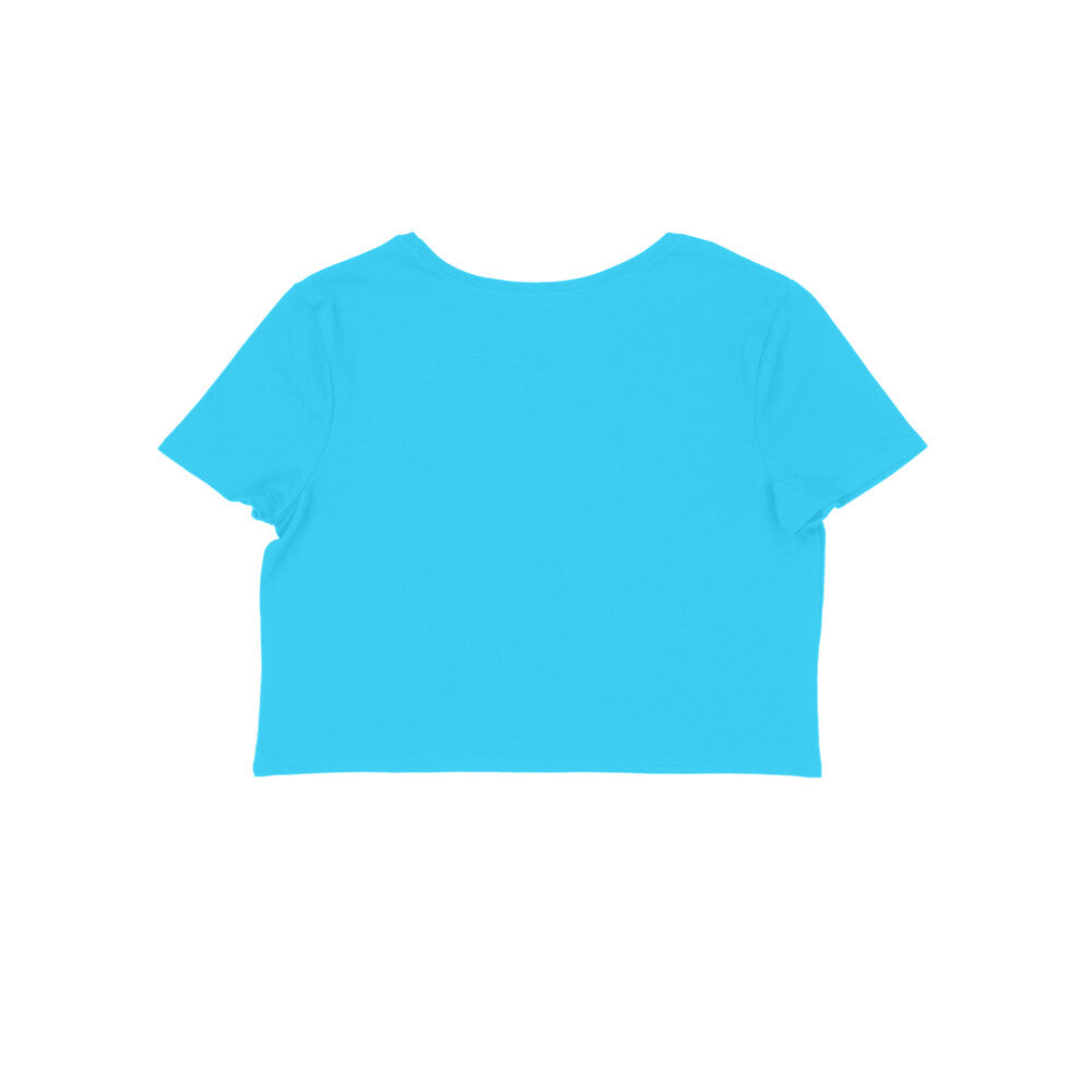 Born to play - Girls cotton crop top