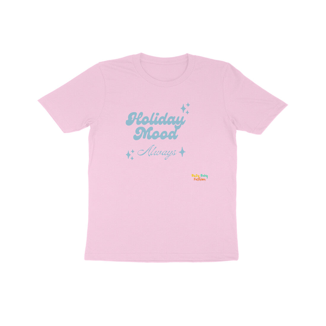 Holiday Mood - Round neck short sleeves T-shirt 7-14 Yr