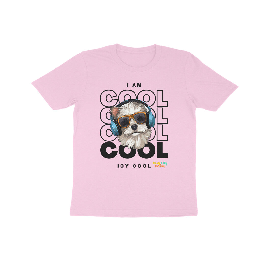 Icy cool Doggo- Round neck short sleeves T-shirt 7 -14 yr