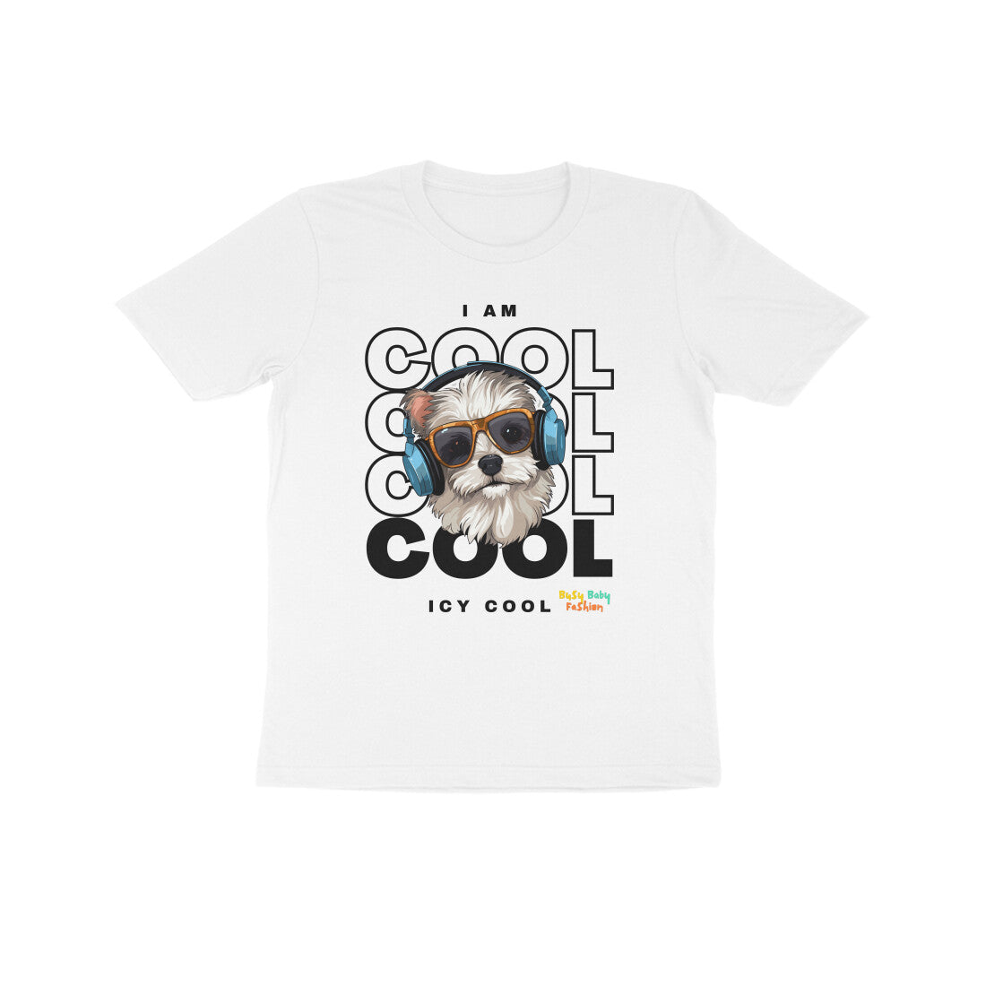Icy cool Doggo- Round neck short sleeves T-shirt 7 -14 yr
