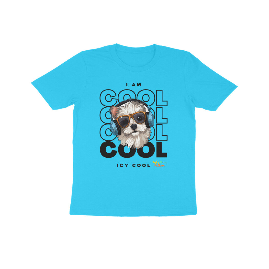 Icy cool Doggo- Round neck short sleeves T-shirt 7 -14 yr