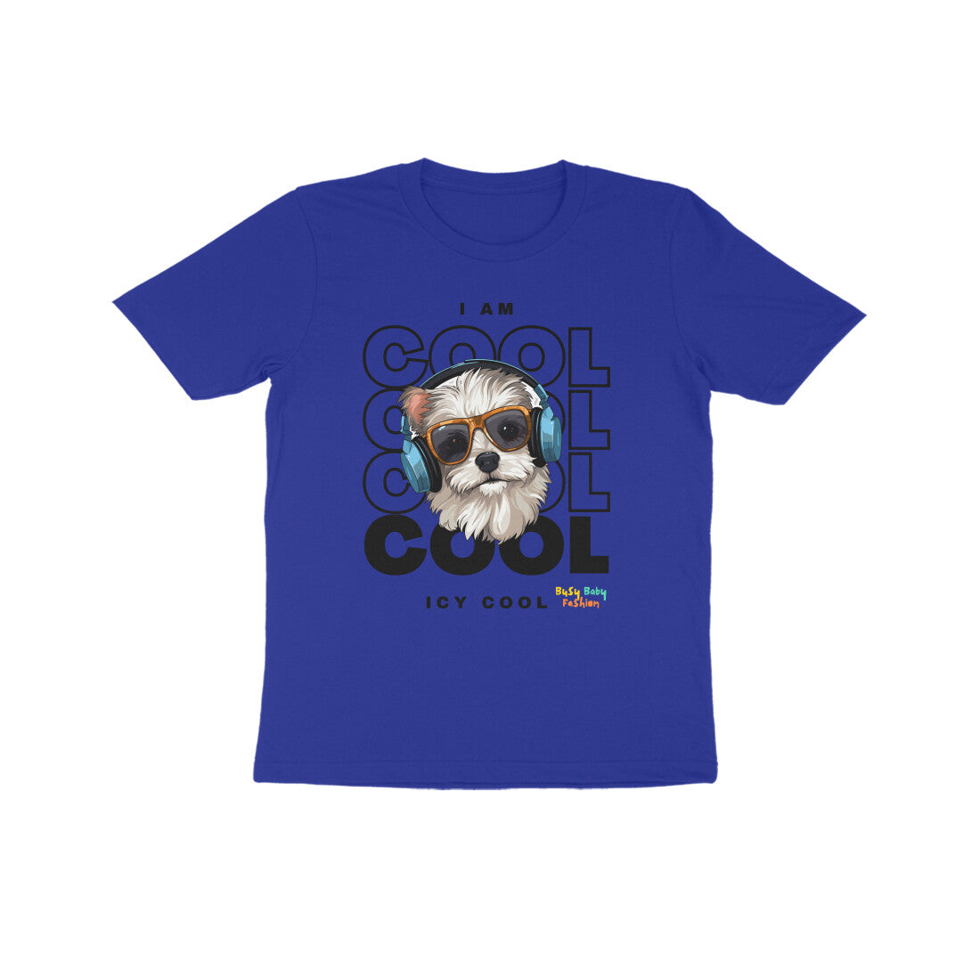 Icy cool Doggo- Round neck short sleeves T-shirt 7 -14 yr
