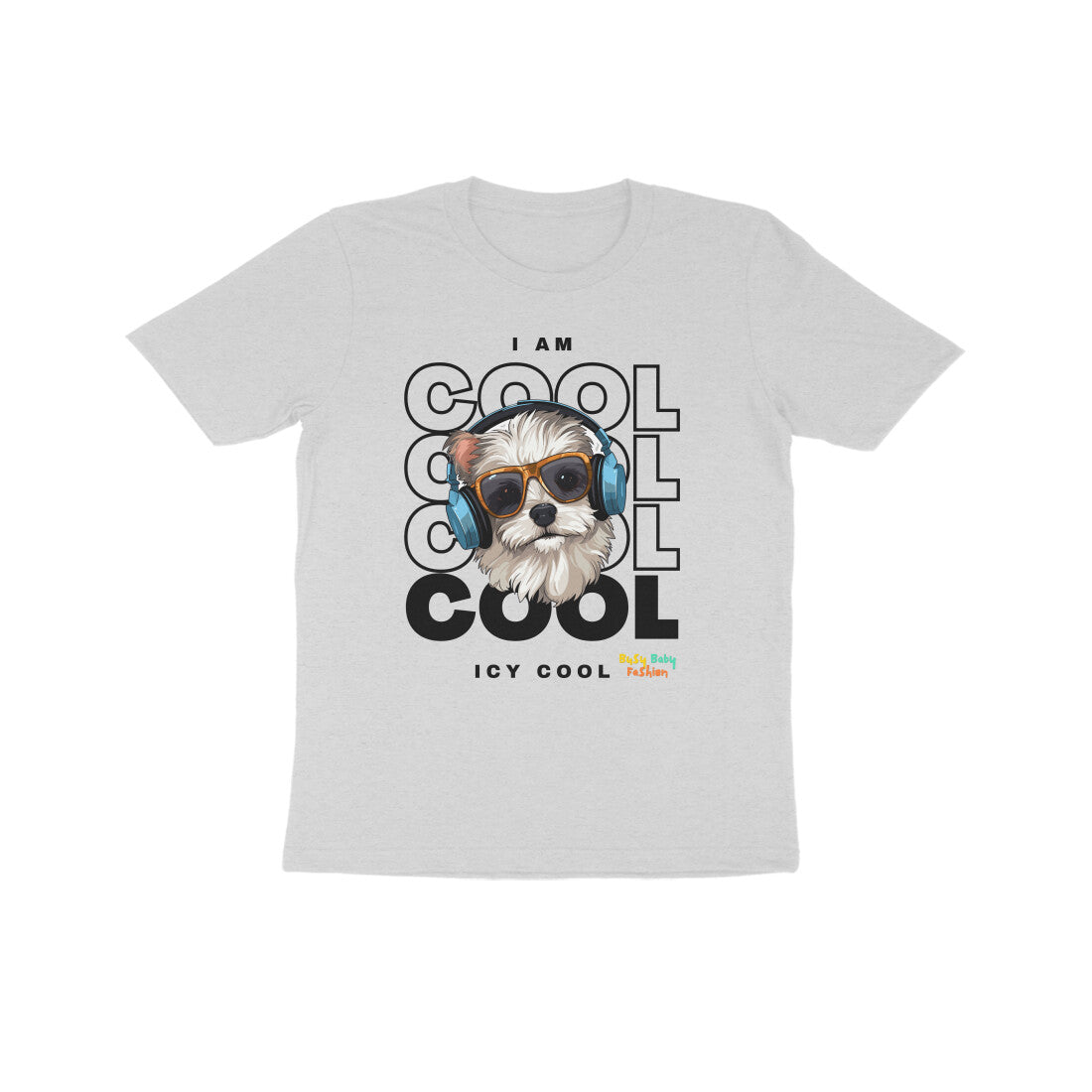 Icy cool Doggo- Round neck short sleeves T-shirt 7 -14 yr