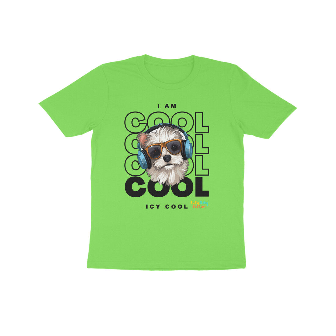 Icy cool Doggo- Round neck short sleeves T-shirt 7 -14 yr