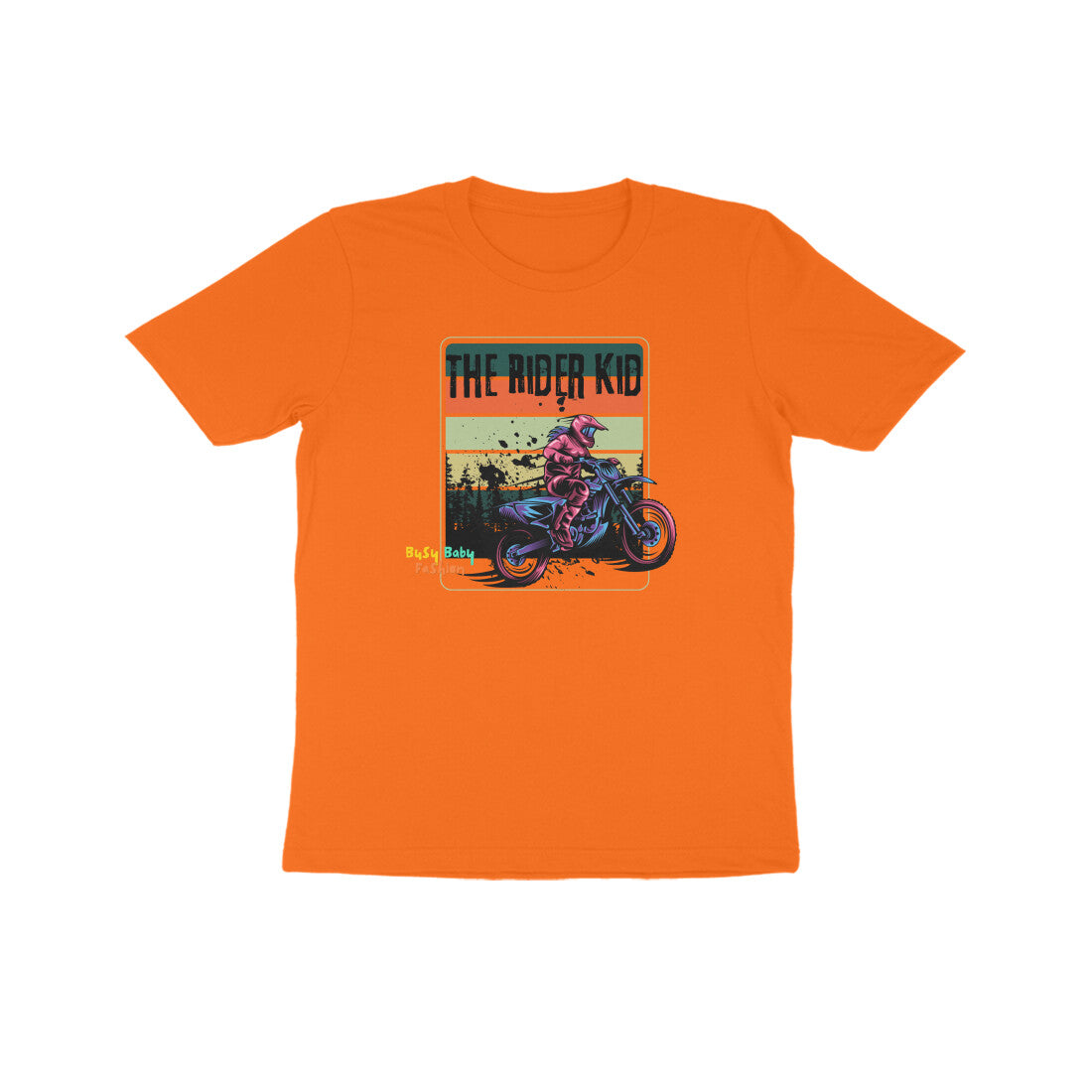 The Rider kid- Round neck short sleeves T-Shirt -7-14