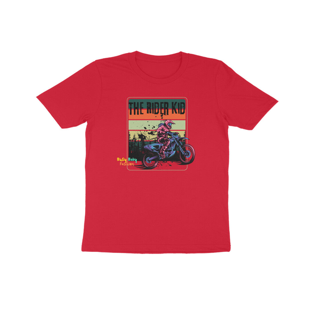 The Rider kid- Round neck short sleeves T-Shirt -7-14