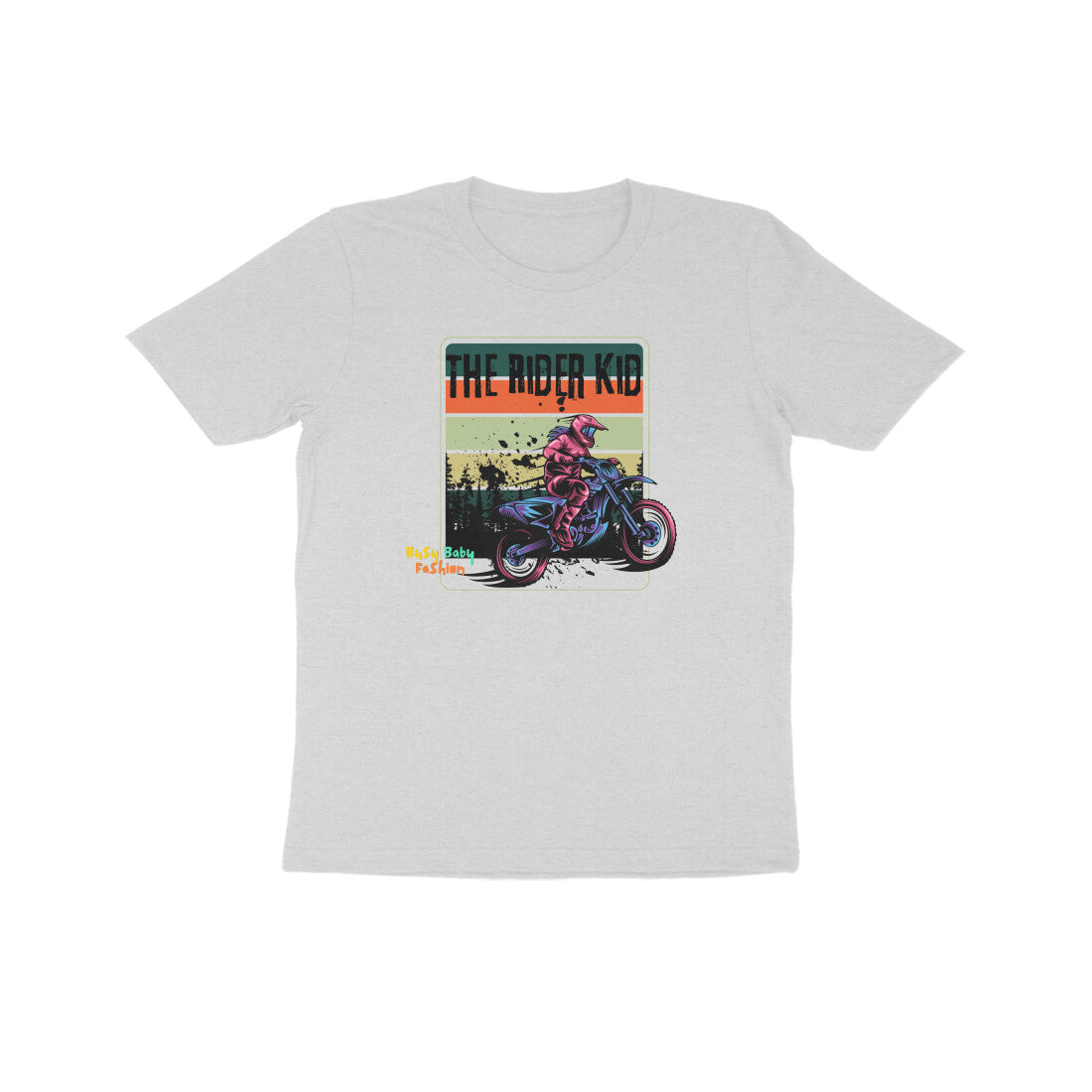 The Rider kid- Round neck short sleeves T-Shirt -7-14
