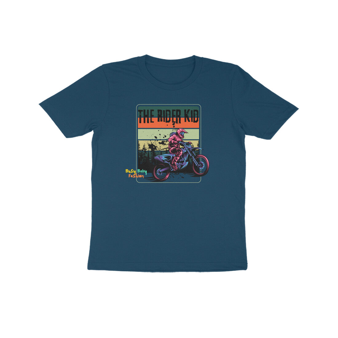 The Rider kid- Round neck short sleeves T-Shirt -7-14
