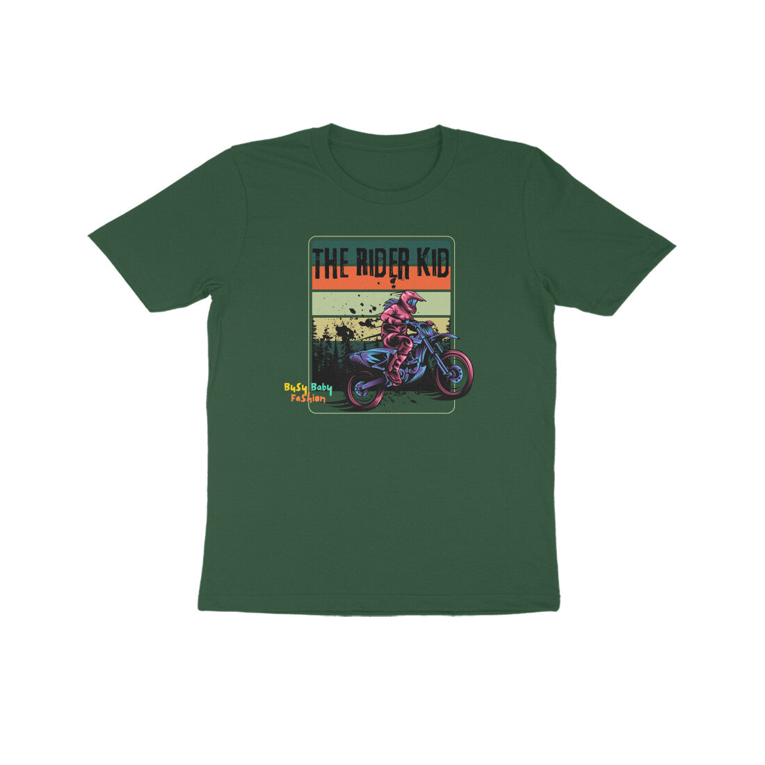 The Rider kid- Round neck short sleeves T-Shirt -7-14