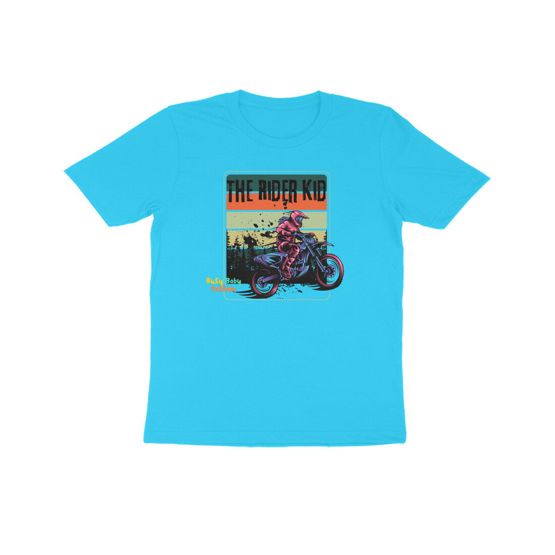 The Rider kid- Round neck short sleeves T-Shirt -7-14