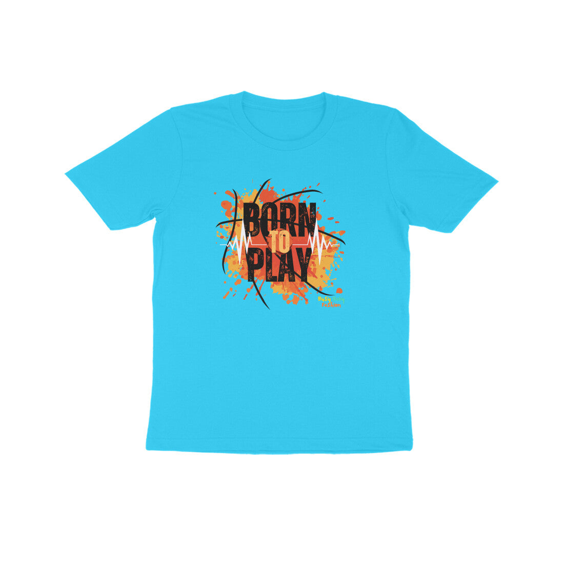 Born to play- Round neck short sleeves T-Shirt (7-14 years)