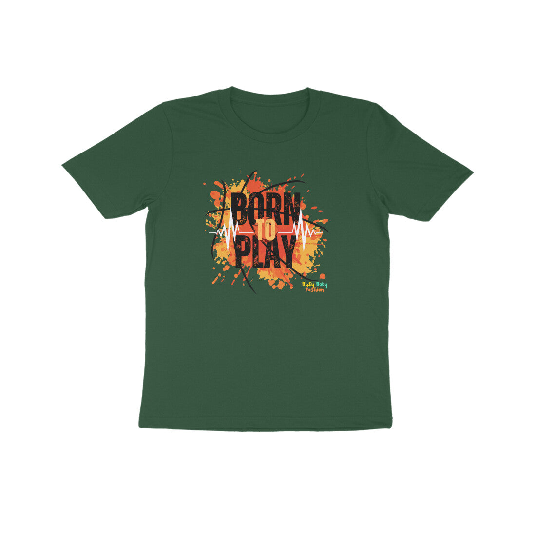 Born to play- Round neck short sleeves T-Shirt (7-14 years)