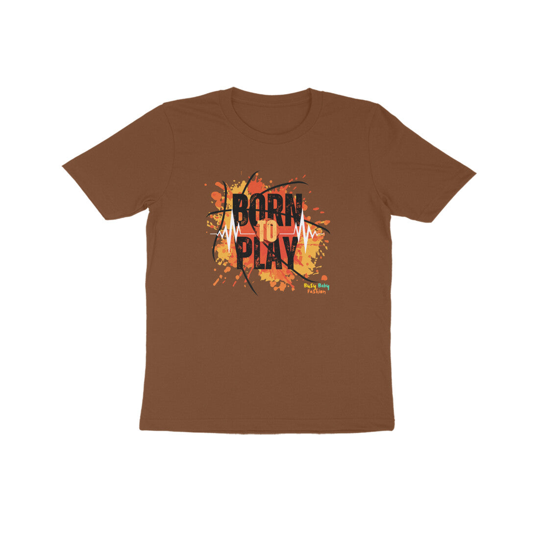 Born to play- Round neck short sleeves T-Shirt (7-14 years)
