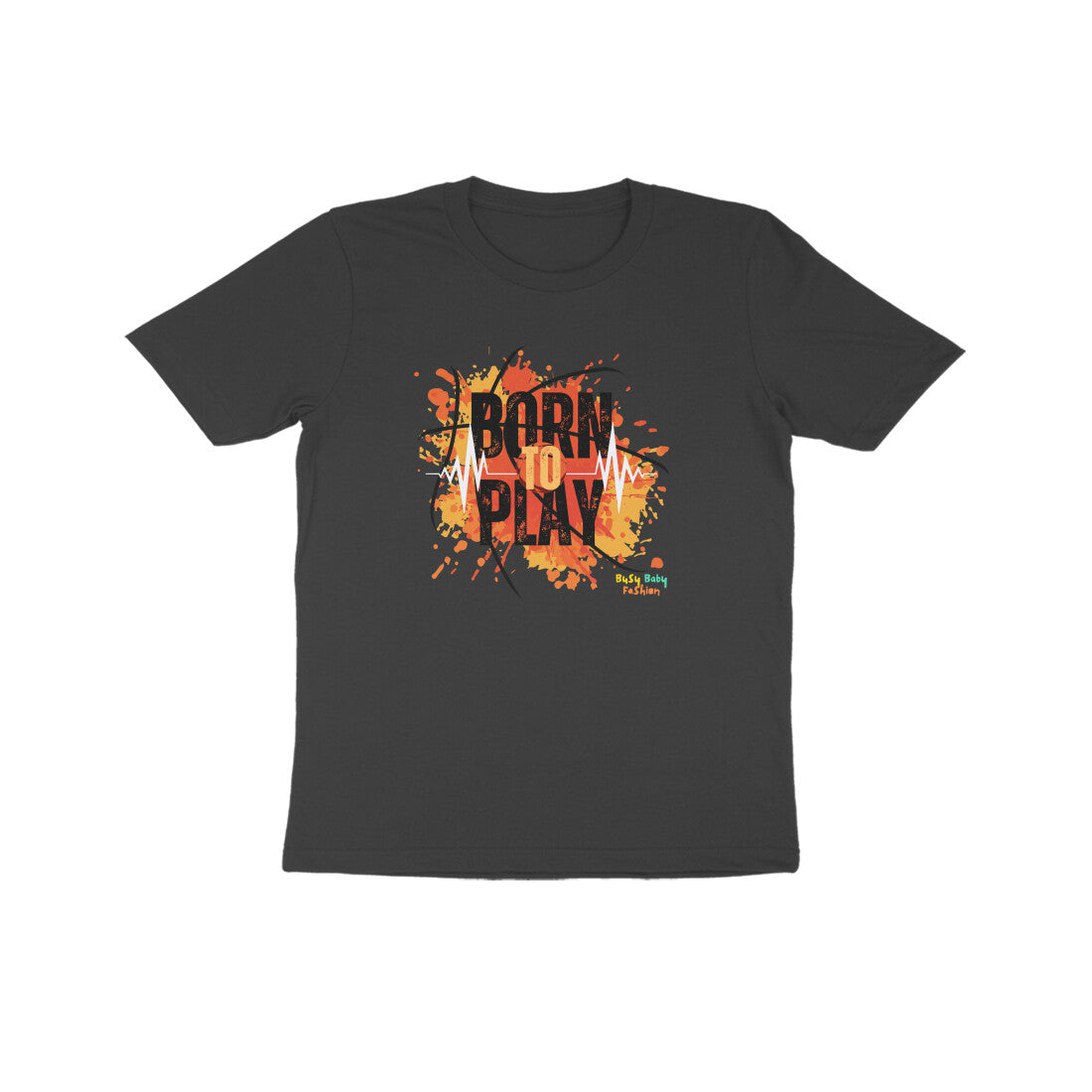 Born to play- Round neck short sleeves T-Shirt (7-14 years)