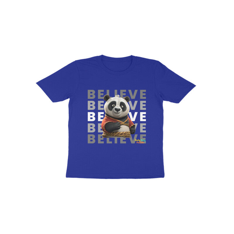 Panda- Round neck short sleeves T-Shirt -1-6 yr