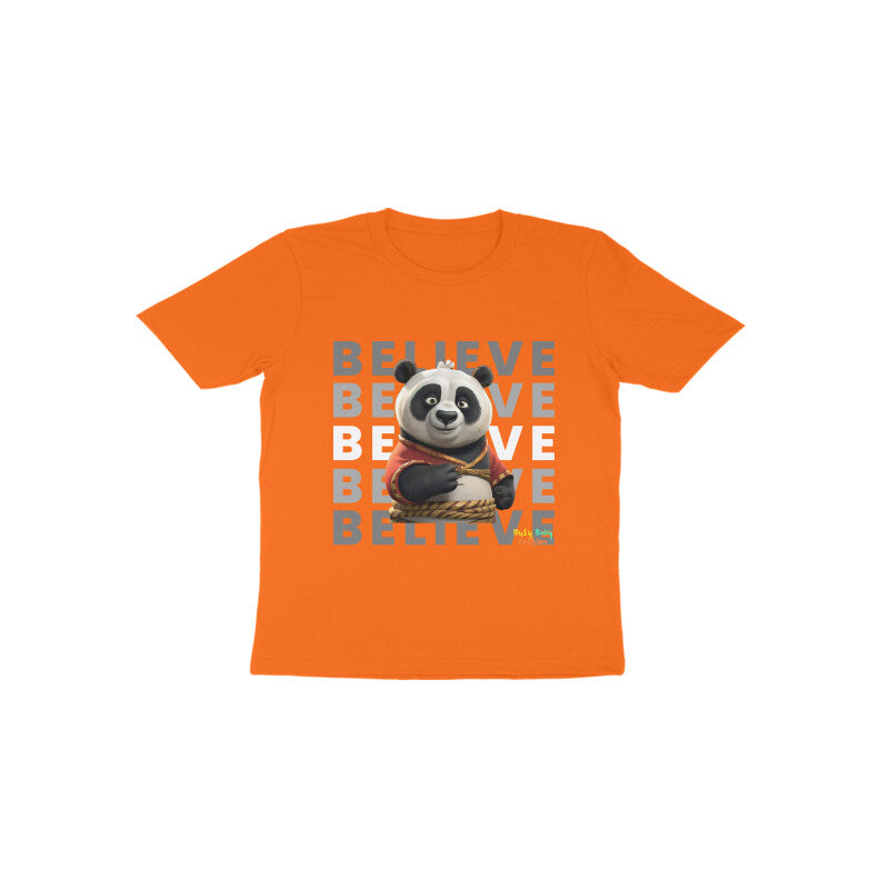 Panda- Round neck short sleeves T-Shirt -1-6 yr