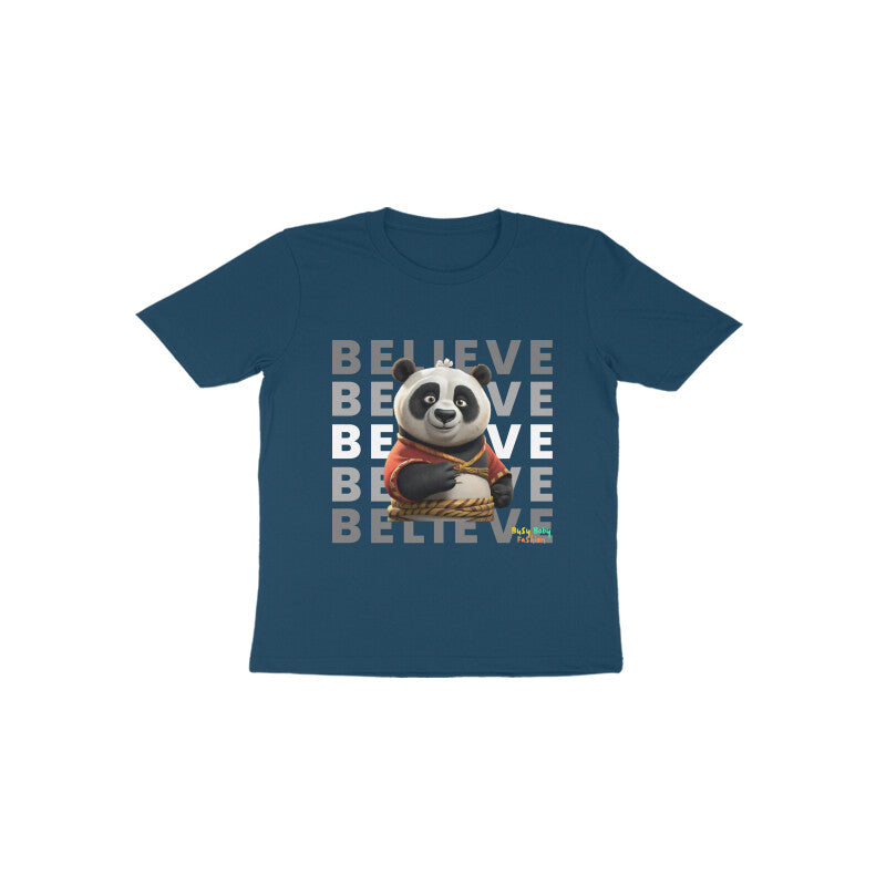 Panda- Round neck short sleeves T-Shirt -1-6 yr