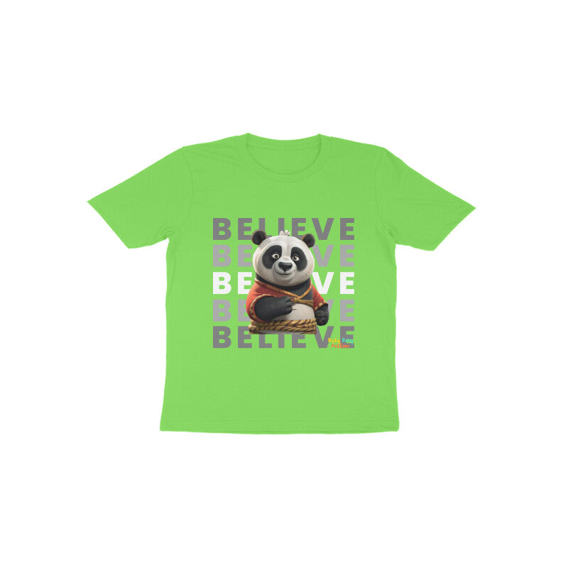 Panda- Round neck short sleeves T-Shirt -1-6 yr