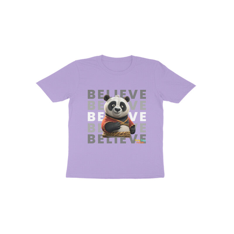 Panda- Round neck short sleeves T-Shirt -1-6 yr