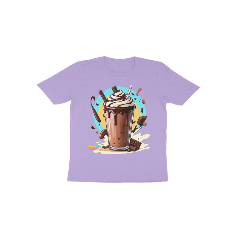 Chocolate Milk Shake Round neck short sleeeves T-shirt 1-6 years