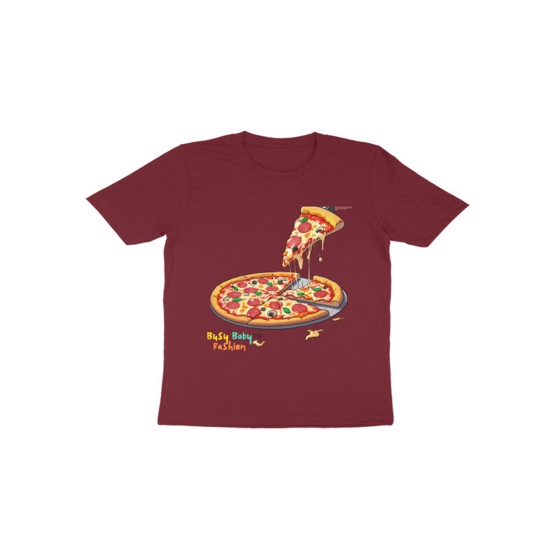 Pizza Italiano Round neck short sleeves T-shirts 1-6 years