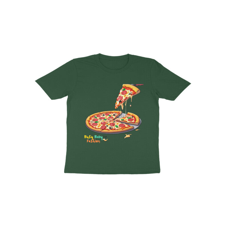 Pizza Italiano Round neck short sleeves T-shirts 1-6 years