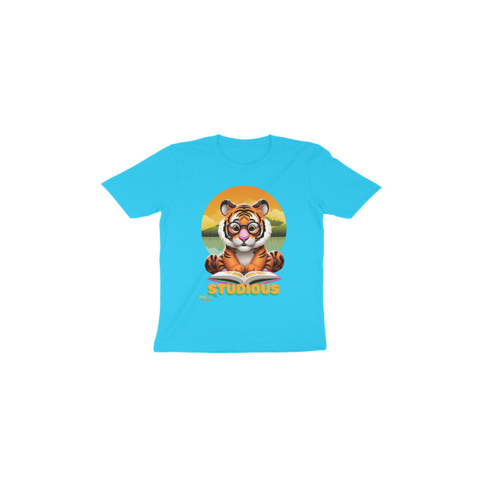 Studious- Round neck short sleeves T-shirts -regular fit. 1-6 years