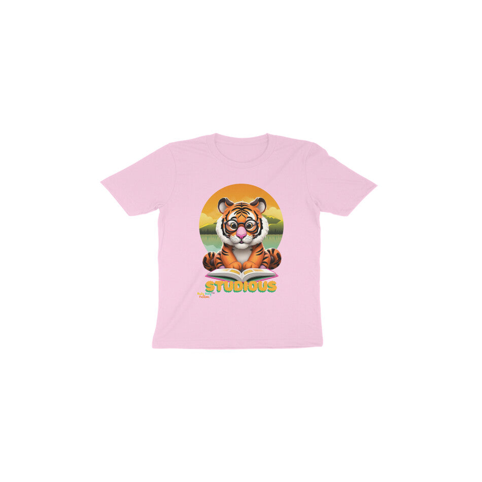 Studious- Round neck short sleeves T-shirts -regular fit. 1-6 years