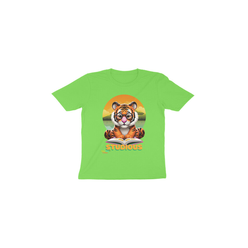 Studious- Round neck short sleeves T-shirts -regular fit. 1-6 years
