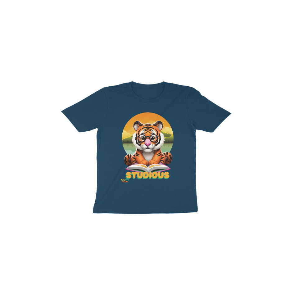Studious- Round neck short sleeves T-shirts -regular fit. 1-6 years