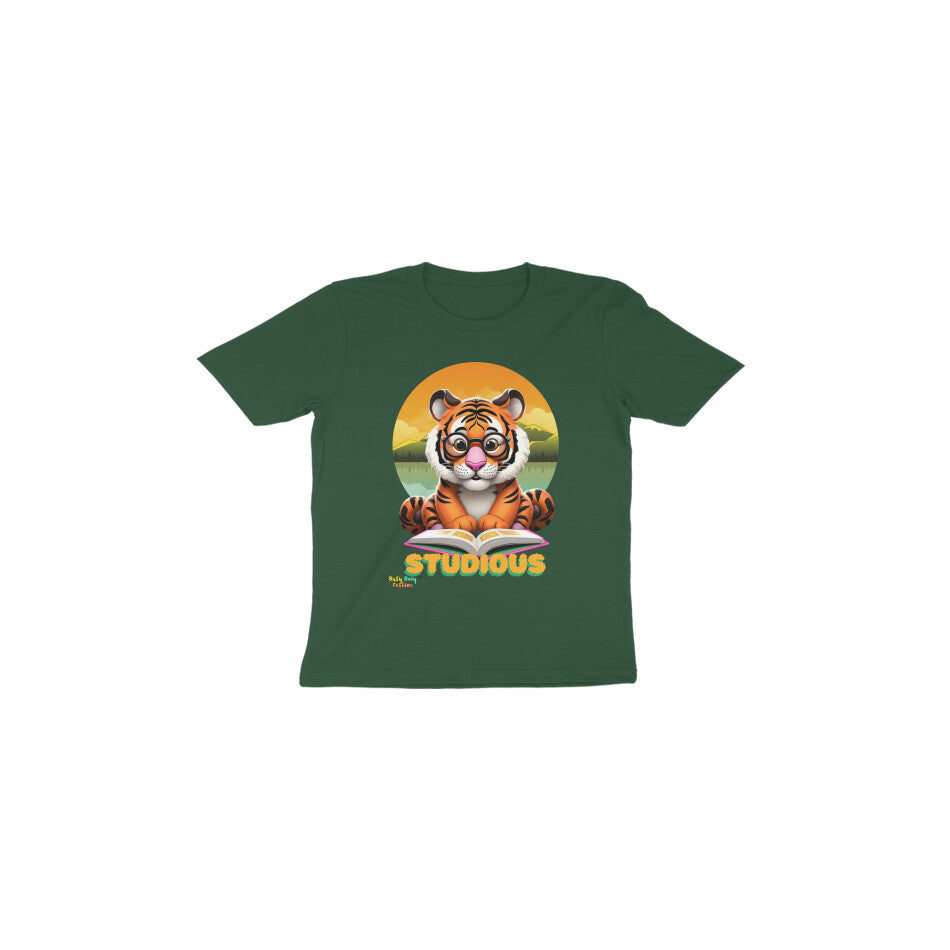 Studious- Round neck short sleeves T-shirts -regular fit. 1-6 years