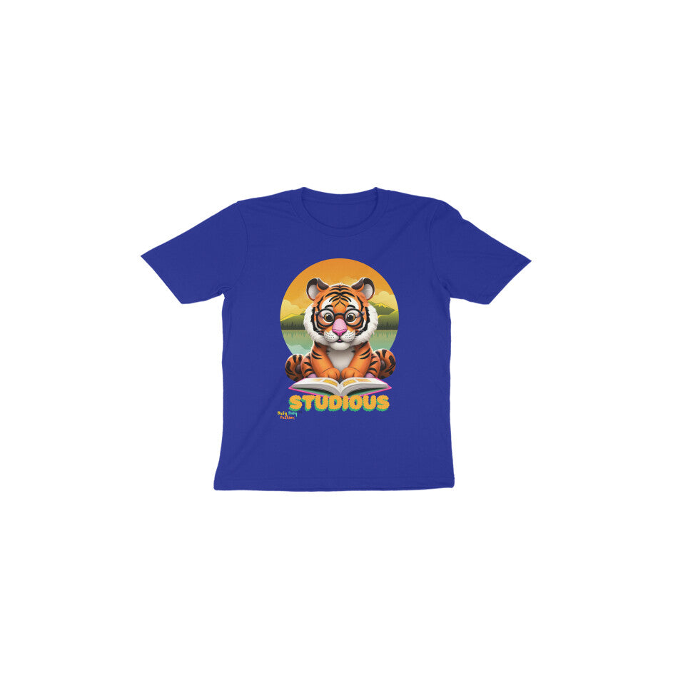 Studious- Round neck short sleeves T-shirts -regular fit. 1-6 years