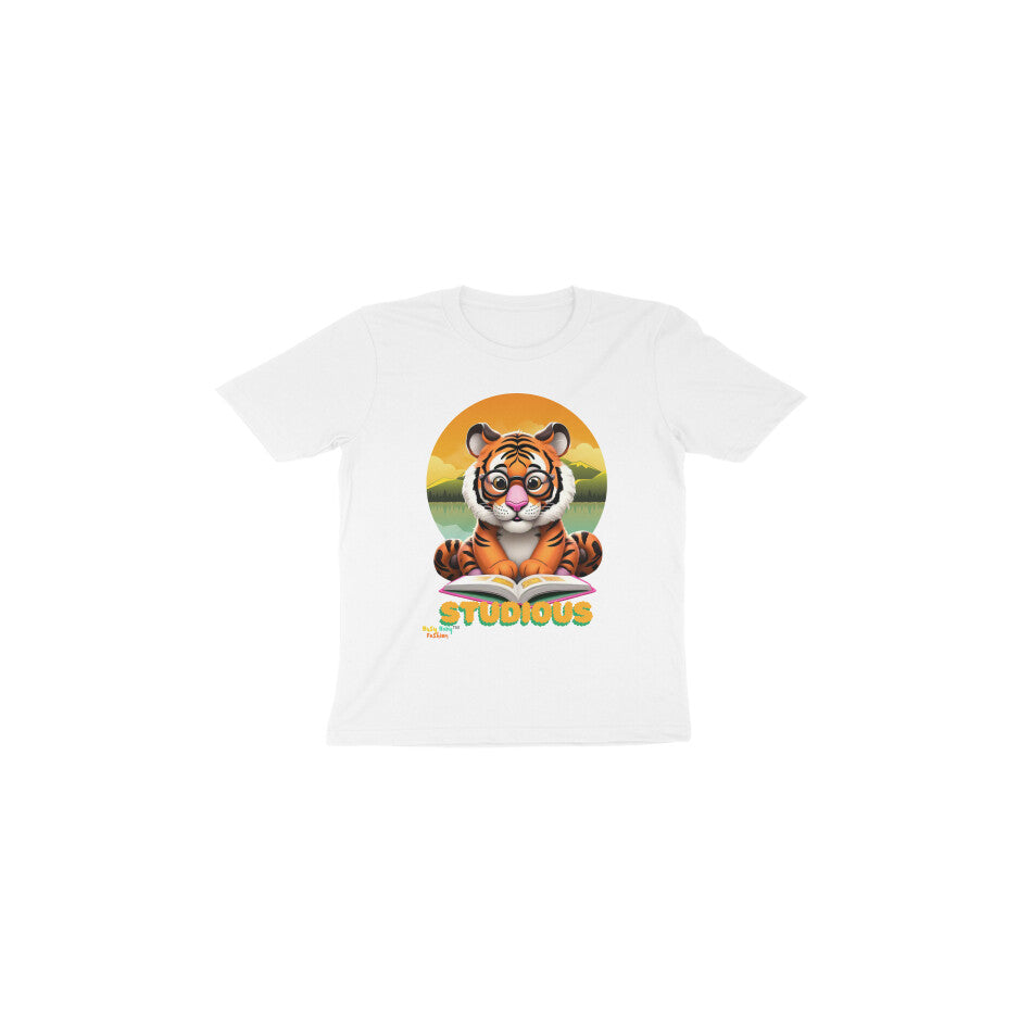 Studious- Round neck short sleeves T-shirts -regular fit. 1-6 years