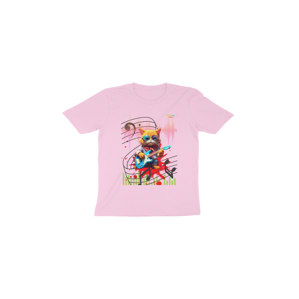 Kittie Music- Round neck short sleeves T-shirt 1-6 years