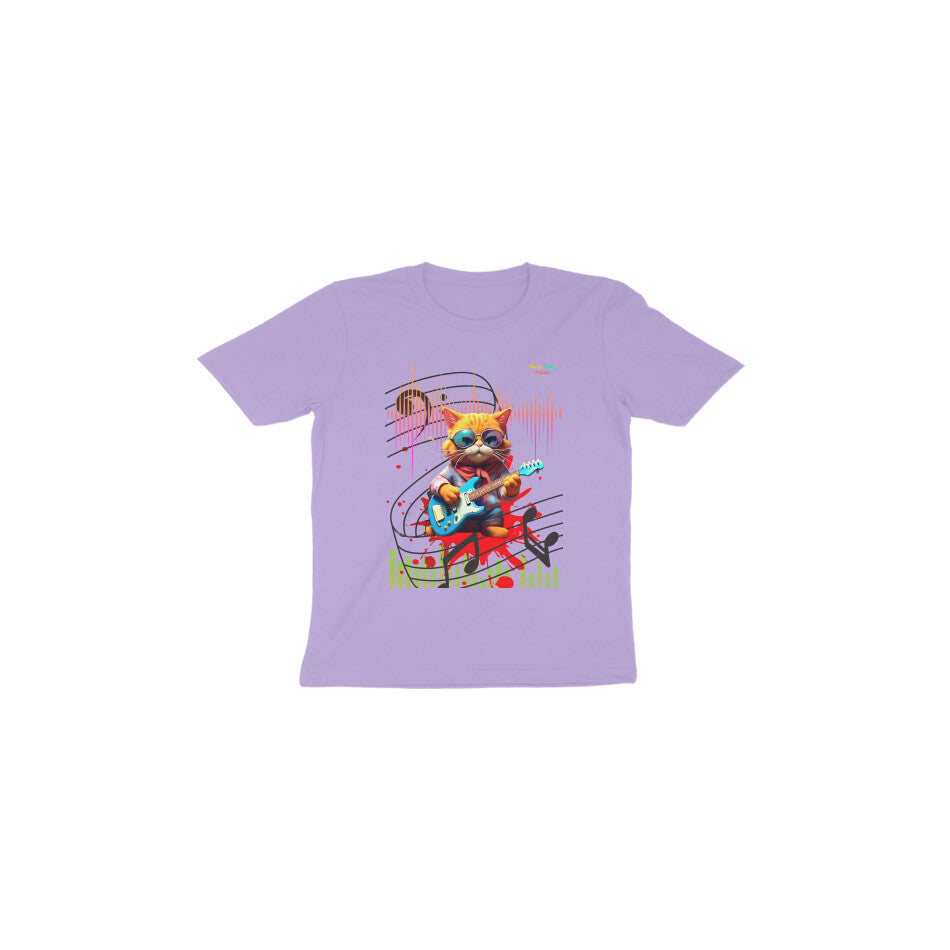 Kittie Music- Round neck short sleeves T-shirt 1-6 years