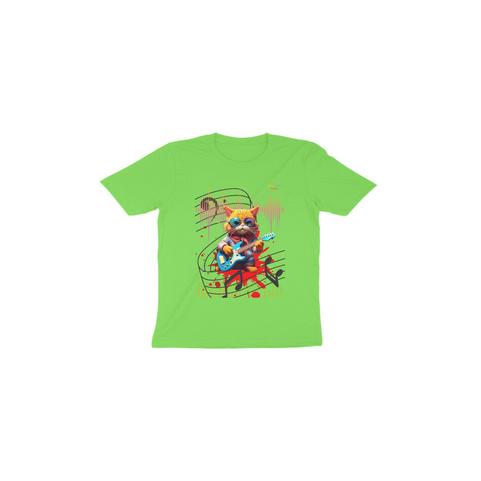Kittie Music- Round neck short sleeves T-shirt 1-6 years