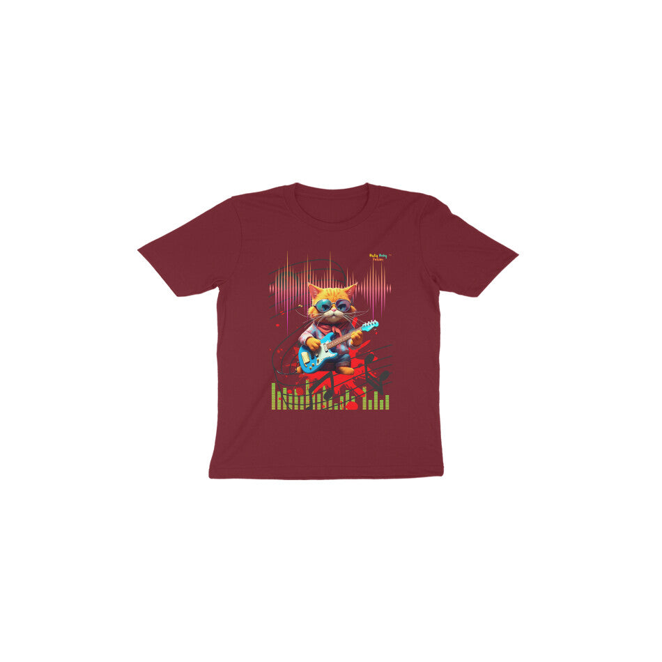 Kittie Music- Round neck short sleeves T-shirt 1-6 years