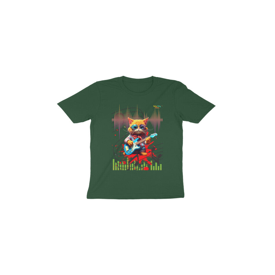 Kittie Music- Round neck short sleeves T-shirt 1-6 years