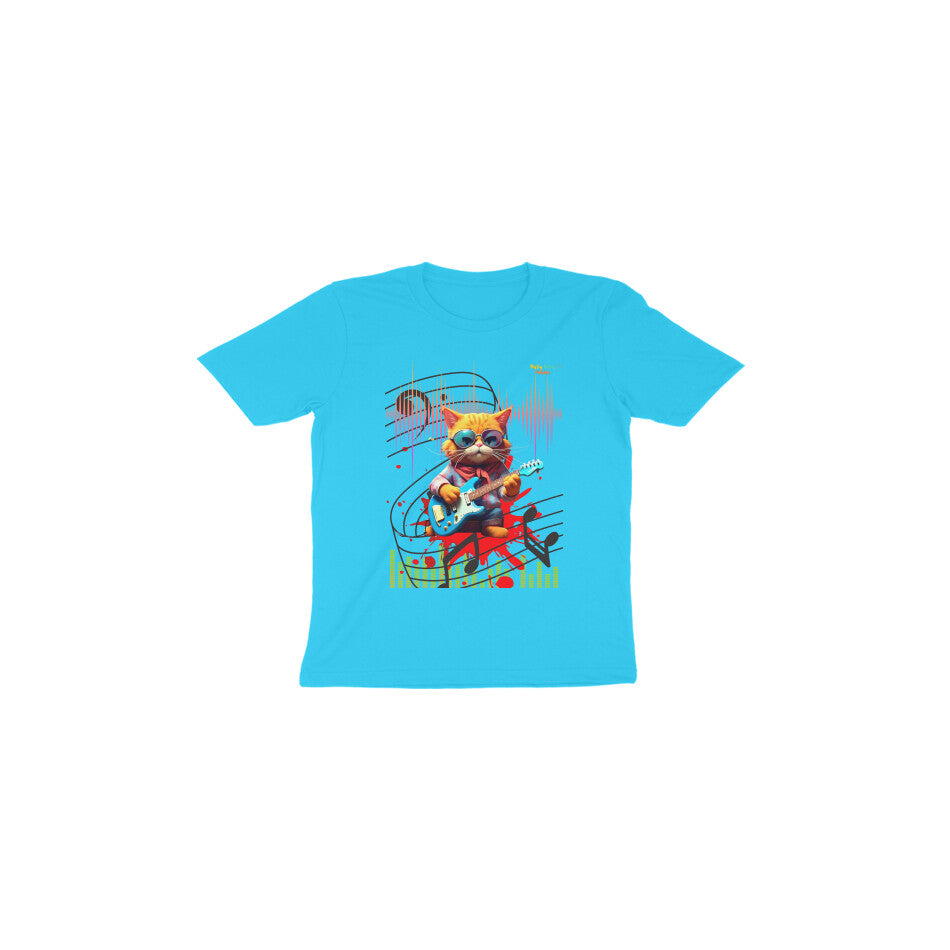 Kittie Music- Round neck short sleeves T-shirt 1-6 years