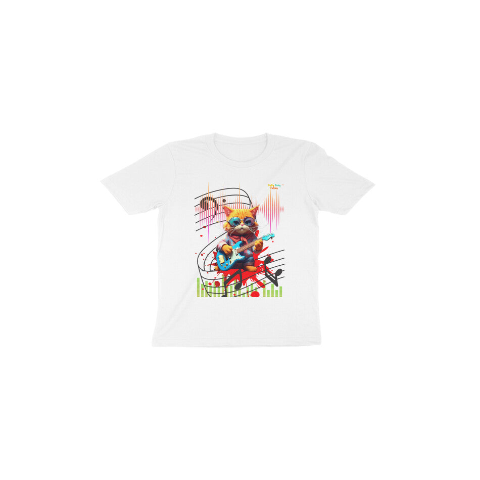 Kittie Music- Round neck short sleeves T-shirt 1-6 years