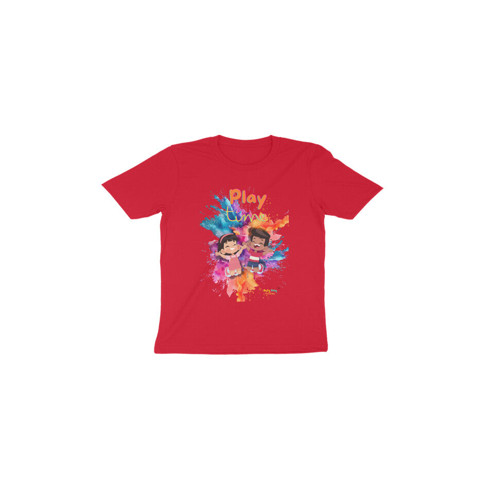 Play time- Round neck short sleeves T-shirt 1-6 years
